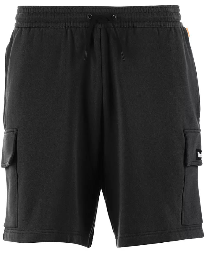 Timberland Men's Relaxed Fit Woven Badge Cargo Sweat Shorts for $14 + free shipping w/ $25
