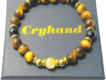 Embrace the power of natural stones with Cryhand 8mm Natural Stone Handmade Bracelets With Gift Box for just $7.99 After Code (Reg. $15.98) – For Men and Women!