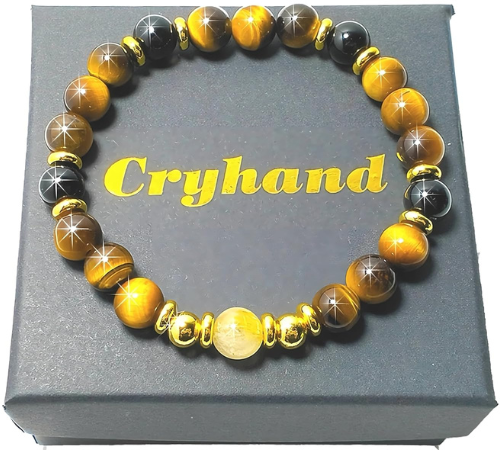 Embrace the power of natural stones with Cryhand 8mm Natural Stone Handmade Bracelets With Gift Box for just $7.99 After Code (Reg. $15.98) – For Men and Women!