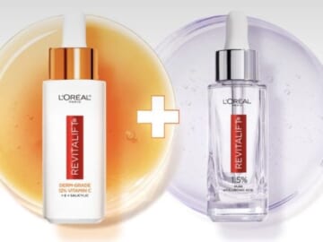 L'Oréal Paris 12% Pure Vitamin C & Hyaluronic Acid Plumping Serum