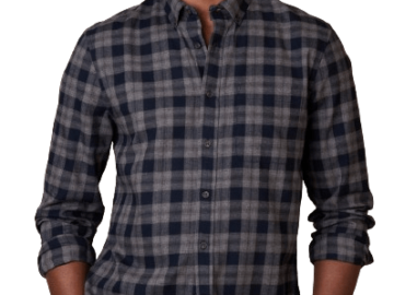 Banana Republic Factory Men's Slim Lightweight Flannel Shirt for $12 + free shipping w/ $50