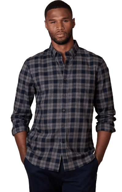 Banana Republic Factory Men's Slim Lightweight Flannel Shirt for $12 + free shipping w/ $50