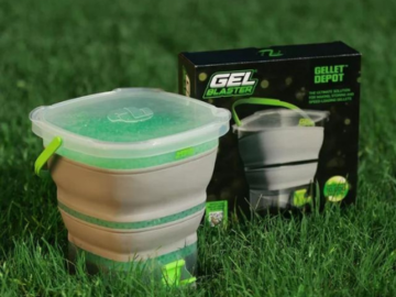 Gel Blaster Gellet Depot Collapsible Ammo Tub $12.88 (Reg. $18.76) – Hydrates & Stores 10k+ Gellets