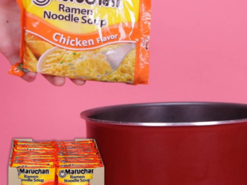 Maruchan 24-Pack Ramen Chicken Noodle Soup as low as $5.90 when you buy 4 (Reg. $9) + Free Shipping – 25¢/3 Oz Pack
