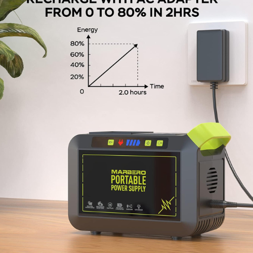 Stay connected and powered up with this Portable Power Station 24000mAh Camping Solar Generator 88Wh Battery Power for just $69.21 After Coupon (Reg. $119.99) + Free Shipping