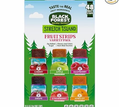 Stretch Island Black Forest Fruit Strips Variety Pack 48-Count only $14.58 shipped!