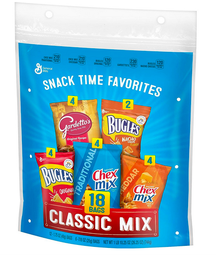 General Mills Snack Time Favorites (18 count) only $7.63!