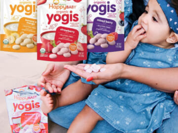 Happy Baby Organic Yogis Freeze-Dried Yogurt & Fruit Snacks, Variety Pack, 3-Pack as low as $7.68 After Coupon (Reg. $11.81) – $2.56 Each