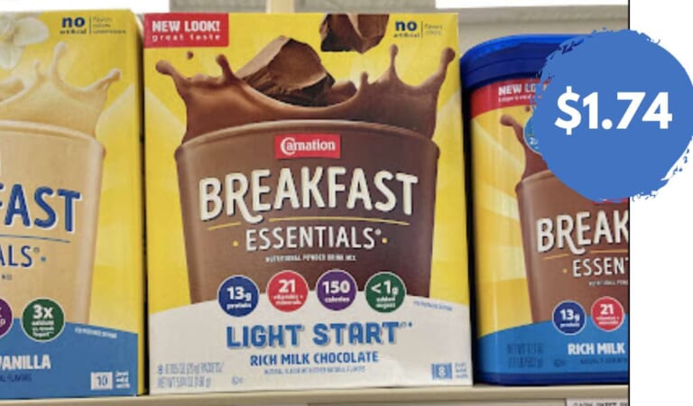 $1.74 Carnation Breakfast Essentials at Publix