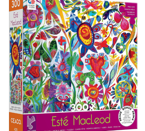 Ceaco Este Macleod Flower Heart 300-Piece Jigsaw Puzzle $8.54 (Reg. $12)