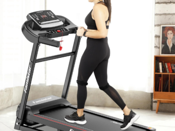 Electric Folding Treadmill with Heart Pulse System $299.99 Shipped Free (Reg. $760)