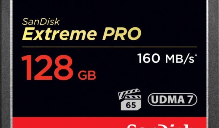 SanDisk Extreme PRO 128GB CompactFlash (CF) Memory Card for $90 + free shipping