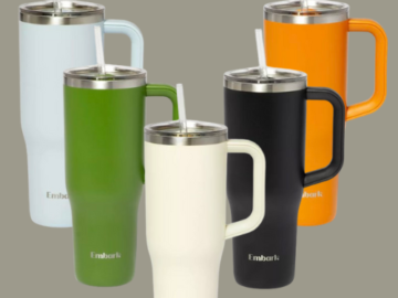 Embark 40-Ounce Tumbler With Straw $14.99 (Reg. $23) – 5 Colors
