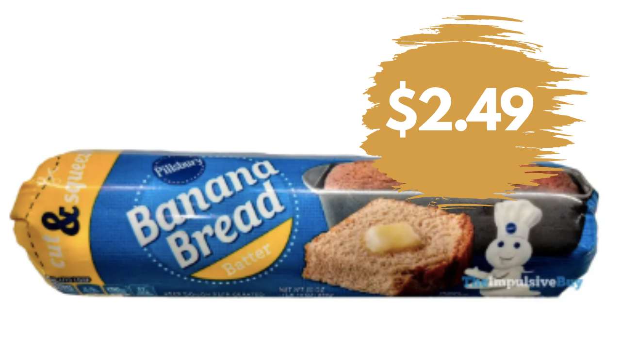 $2.49 Pillsbury Cut & Squeeze Banana Batter