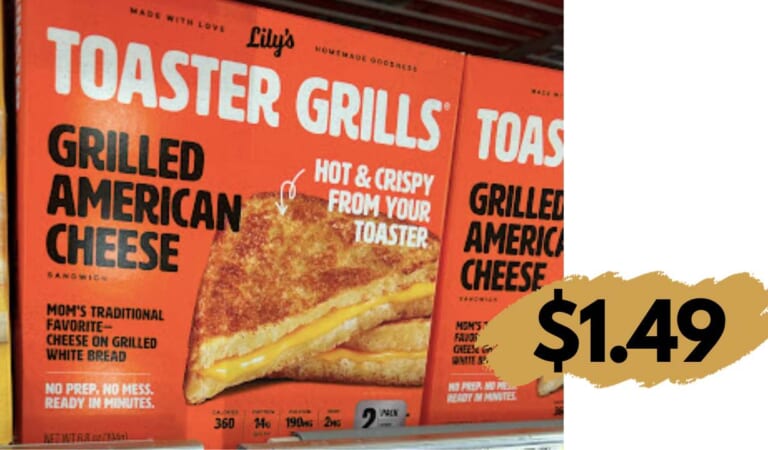 $1.49 Lily’s Toaster Grills Sandwiches (reg. $4.99)