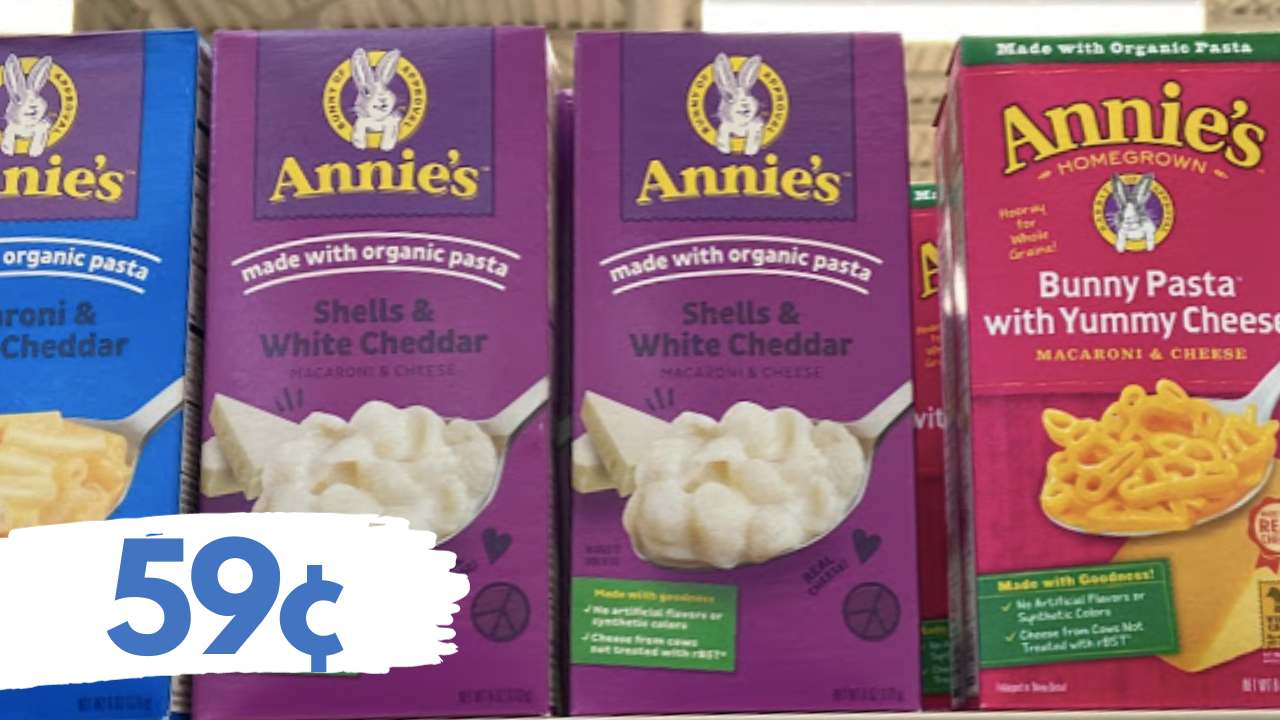 59¢ Annie’s Homegrown Mac & Cheese at Publix
