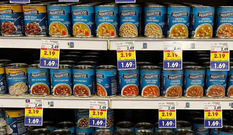 Progresso Soup As Low As $1.44 Per Can At Kroger