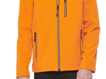 Guess Men's Stand Collar Softshell Rain Jacket for $25 + free shipping w/ $89