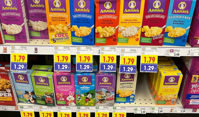 Annie’s Natural Macaroni & Cheese As Low As $1.04 At Kroger