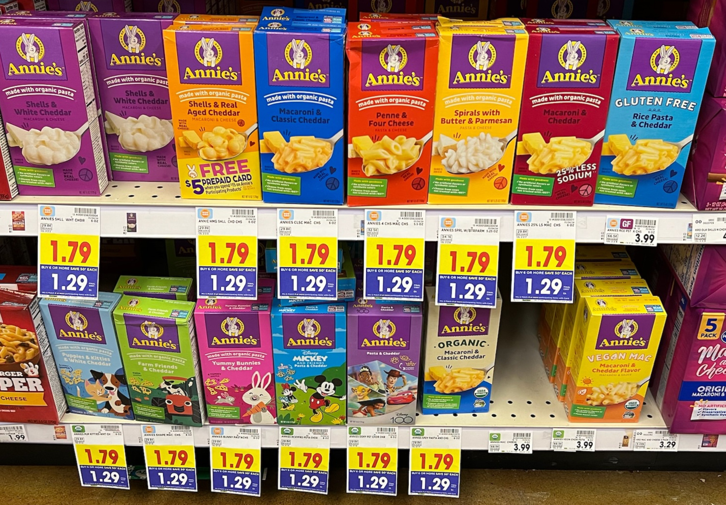 Annie’s Natural Macaroni & Cheese As Low As $1.04 At Kroger