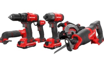 Craftsman V20 6-Tool 20V Max Power Tool Combo Kit for $199 + free shipping