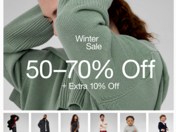 Gap Factory: Winter Sale! Take 50-70% Off + An Extra 10%