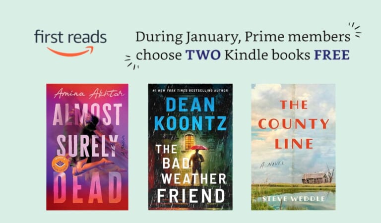 Prime Members Get TWO Free eBooks In January!