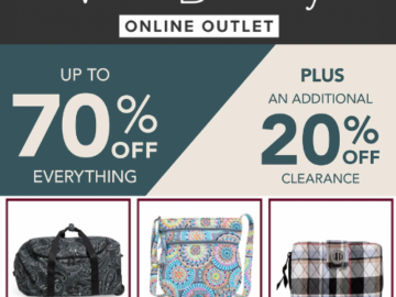 Up to 70% Off Vera Bradley Outlet + An Additional 20% Off Clearance
