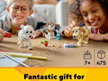 LEGO Creator 3 in 1 Adorable Dogs Building Toy Set, 475-Piece $24 (Reg. $30)