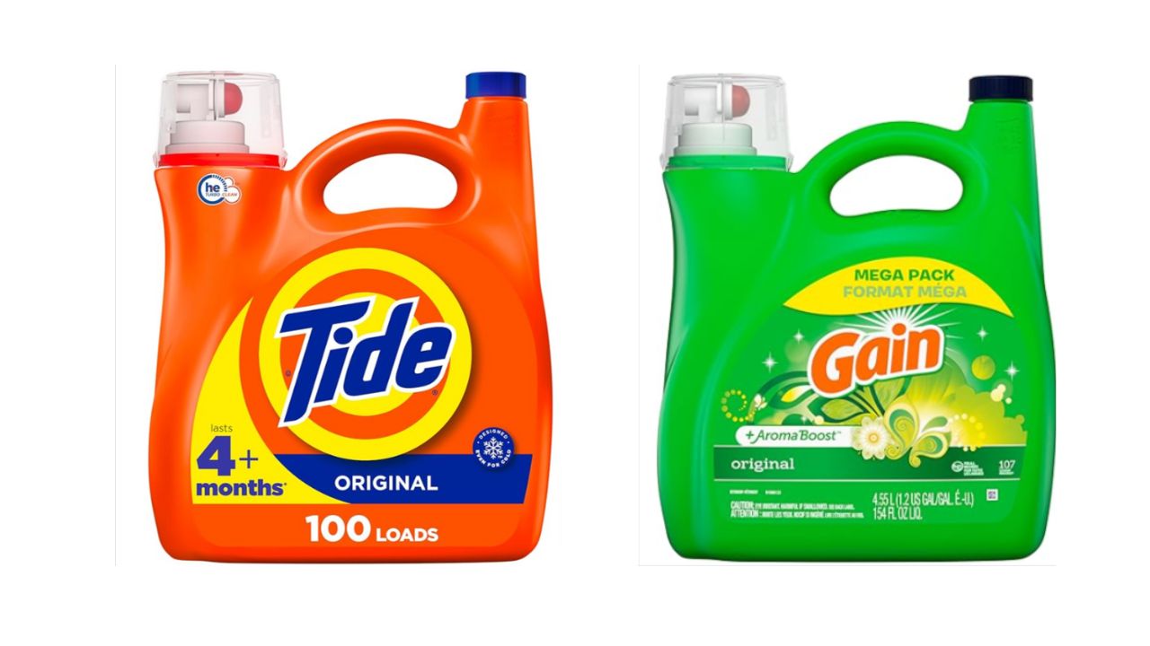 Tide and Gain 100 Load Detergent as Low as $11.95!