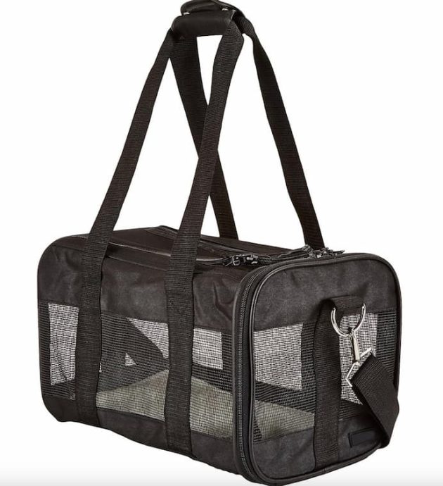 Amazon Basics Soft-Sided Mesh Pet Travel Carrier