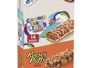 Reese's Puffs Cinnamon Toast Crunch Cereal Treat Bars Variety Pack