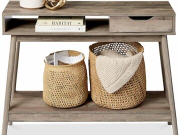 Mid-Century Modern Hallway Console Table