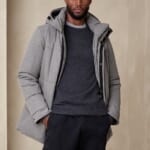 Banana Republic Factory Men's Hooded Puffer Jacket for $44 in cart + free shipping w/ $50