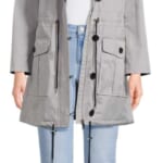 Urban Republic Women's Poly-Techno Hooded Anorak Jacket for $16 + free shipping w/ $35