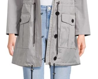 Urban Republic Women's Poly-Techno Hooded Anorak Jacket for $16 + free shipping w/ $35