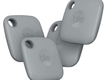 Tile Mate (2022) Bluetooth Tracker 4-Pack for $38 + free shipping