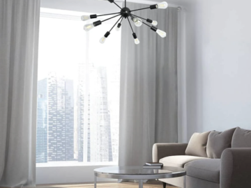 Modern Starburst Ceiling Light Fixture