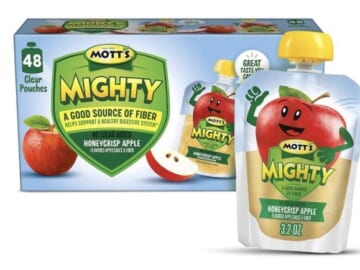 Mott’s Mighty Honeycrisp Apple Applesauce 48-Count