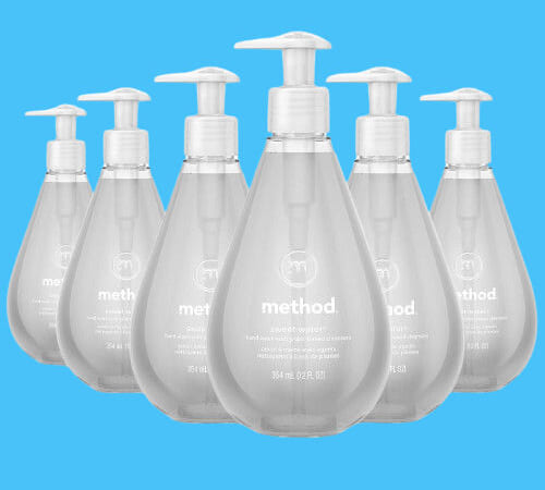 Method Gel Hand Soap, Sweet Water, 6-Pack as low as as low as $10.94 Shipped Free (Reg. $19.71) – $1.82/ 12 fl oz Bottle, Biodegradable Formula