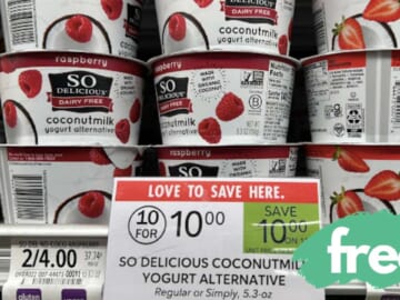 FREE So Delicious Coconutmilk Yogurt at Publix