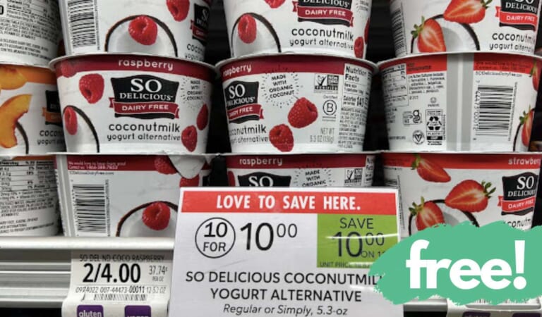 FREE So Delicious Coconutmilk Yogurt at Publix