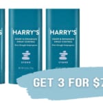 Harry’s Antiperspirant for Men 3-Pack For $7.11 (Reg. $16.47)
