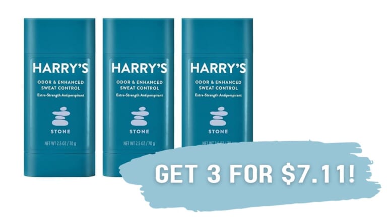 Harry’s Antiperspirant for Men 3-Pack For $7.11 (Reg. $16.47)