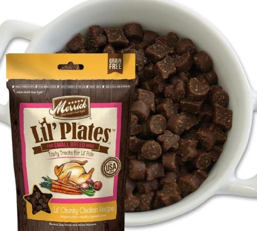 Merrick Lil’ Plates Lil’ Chunky Chicken Grain Free Small Breed Dog Treats as low as $1.26 After Coupon (Reg. $8.38) + Free Shipping