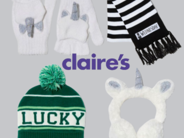 Claire’s: Cold Weather Accessories up to 40% OFF!