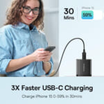 GaN USB-C PD Wall Charger, 30W $12.59 After Coupon (Reg. $20)