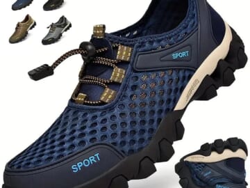 Koulb Men's Slip-On Outdoor Shoes for $14 + $10 s&h