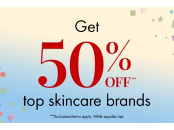 Kohl’s | Sephora 50% Off Top Skin Care Products
