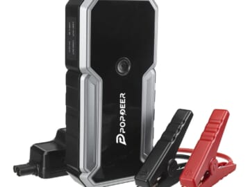PopDeer 3,000A Jump Starter for $60 + free shipping